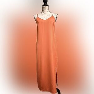 a new day Orange Maxi Dress - Adjustable Straps